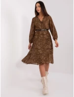 Šaty DHJ SK 10536N 3.31X hnědá