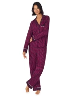 Dámské pyžamo YI2922684F 501 fialová vzor - DKNY