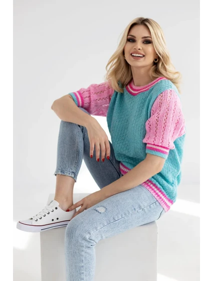 Svetr s krátkým rukávem  model 178641 PeeKaBoo