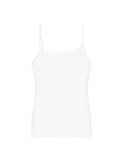 Feel of Modal Spaghetti Top - WHITE - TRIUMPH WHITE - TRIUMPH