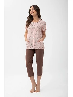 Pyžamo Luna 1304 kr/r 2XL-3XL L26 rozepínací