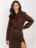 Košile IT KS 21999.50 hnědá Košile IT KS 21999.50 hnědá