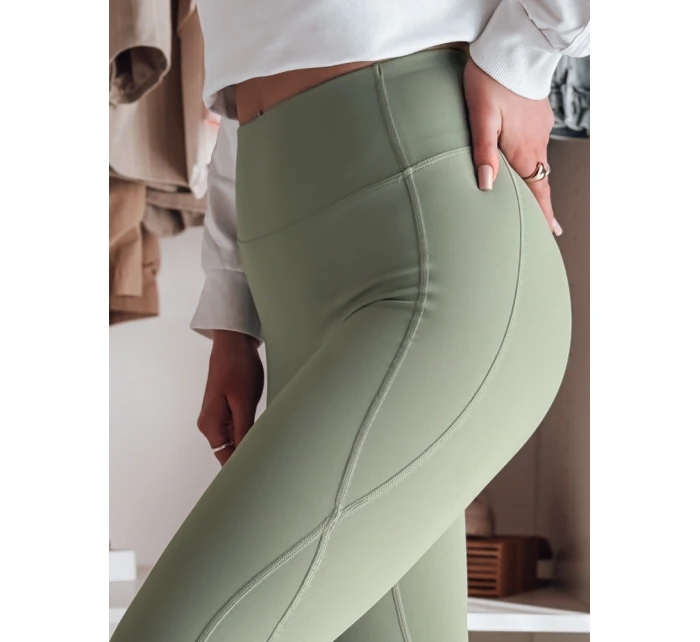 Dámské sportovní legíny FITTATO zelené FashionStreet UY2603