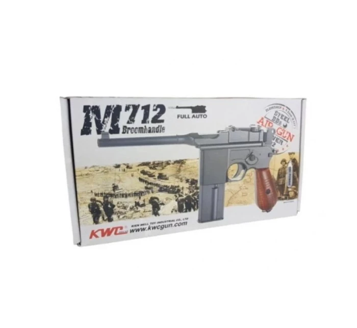 RANGER M712 Broomhandle FULL AUTO BLOWBACK větrovka k.4,5BBs 19 ran. KWC RANGER M712 Broomhandle FULL AUTO BLOWBACK větrovka k.4,5BBs 19 ran. KWC