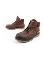 Wrangler Yuma pánské boty sobolí boty elegantní kožené boty tmavě hnědé