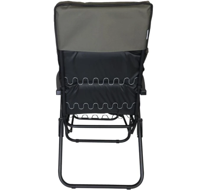 Zahradní křeslo s podnožkou 57x83x106CM šedozelené