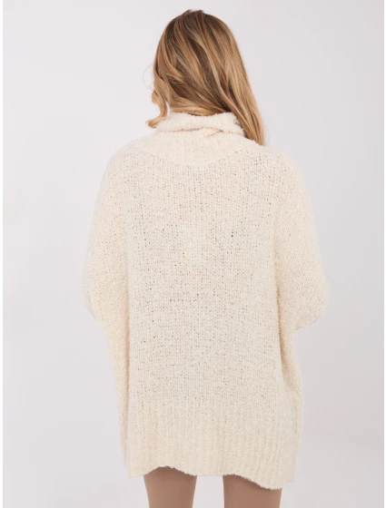 Sweter CH SW model 21782574 jasny beżowy - FPrice Sweter CH SW model 21782574 jasny beżowy - FPrice