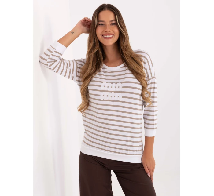 Bluzka RV BZ model 21319962 biało beżowy - FPrice