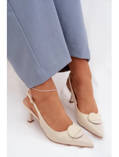 Sandály na podpatku  model 225219 Step in style