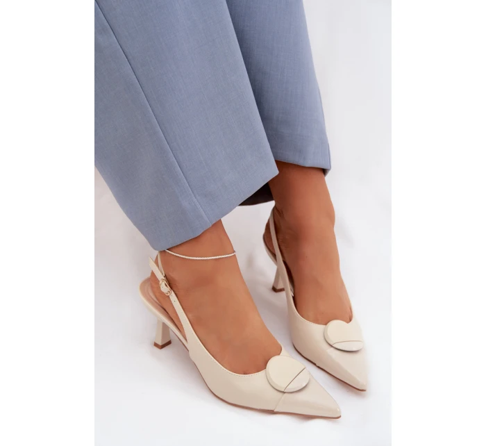 Sandály na podpatku  model 225219 Step in style