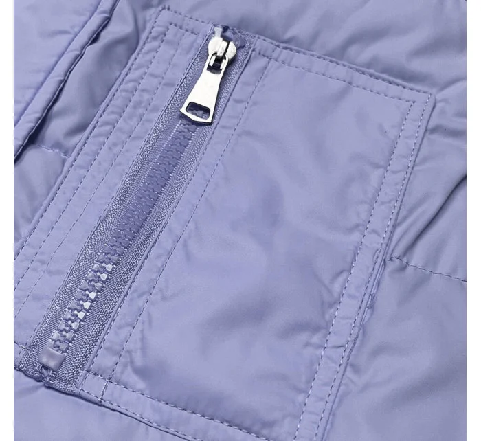 Oboustranná dámská vesta ve vřesové barvě (2383)