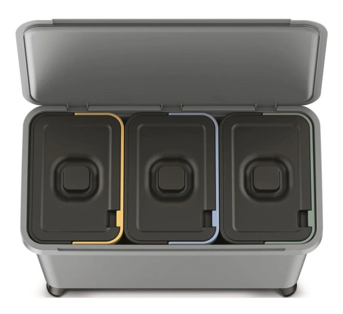 SORTIBOX 3W1 SMOOTH GRAY odpadkový koš SORTIBOX 3W1 SMOOTH GRAY odpadkový koš