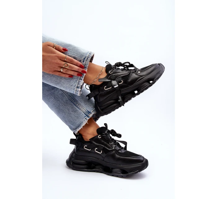 Dámské tenisky model 21650245 Černé - Goe