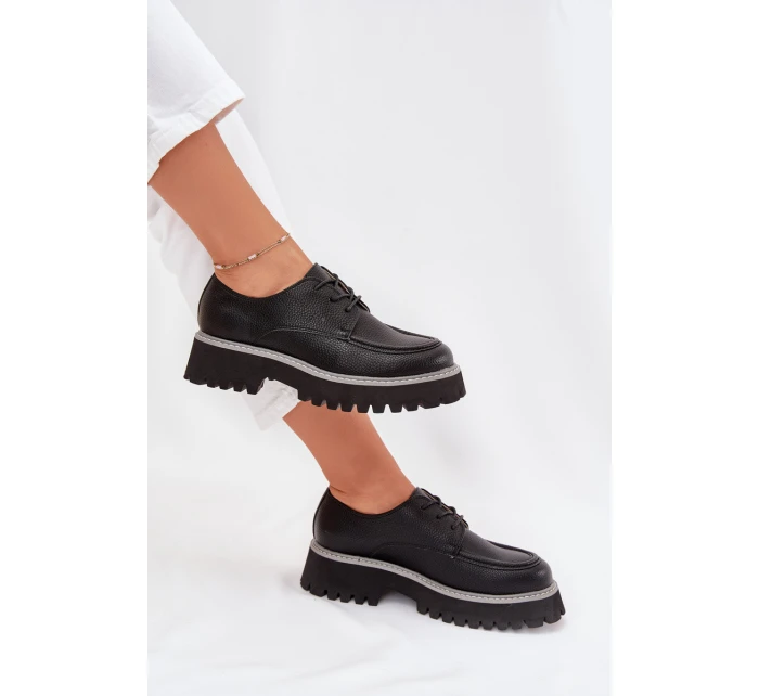 Dámské Mokasíny Se Šněrováním Big Star model 21705295 Černé - Big Star Shoes