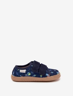 Capáky Barefoot Chlapecké Kosmos Milami Tmavě Modré Saphira
