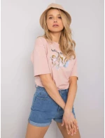 Tričko DS TS 1114.10P světle růžová