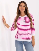 Bluzka RV BZ model 21319839 biało różowy - FPrice