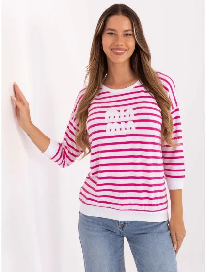 Bluzka RV BZ model 21319839 biało różowy - FPrice