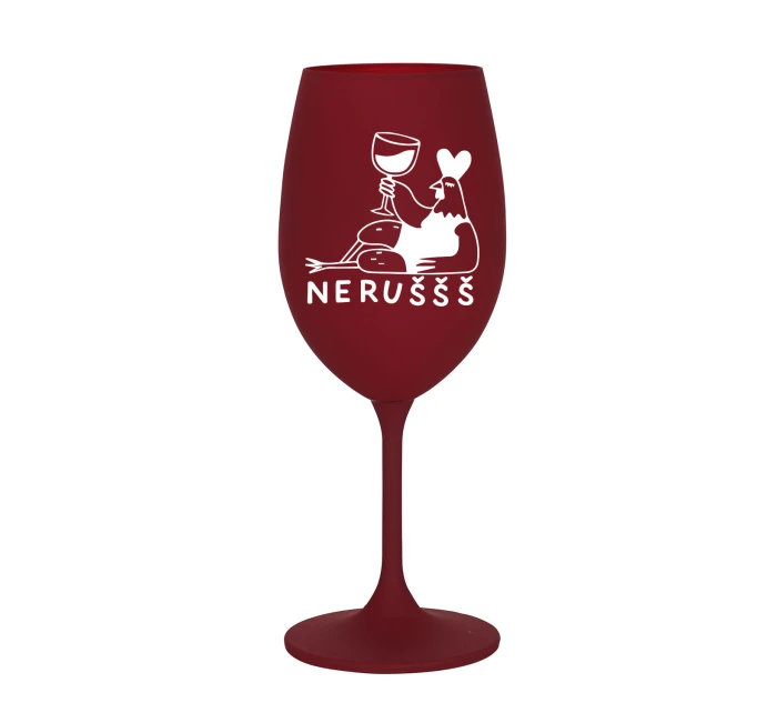 NERUŠŠŠ - bordó sklenice na víno 350 ml
