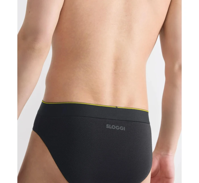 sloggi men EVER Airy Brief C2P - BLACK COMBINATION - SLOGGI BLACK COMBINATION - SLOGGI