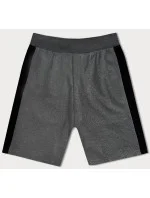 Tmavě šedé pánské sportovní kraťasy (8K281-5) Tmavě šedé pánské sportovní kraťasy (8K281-5)