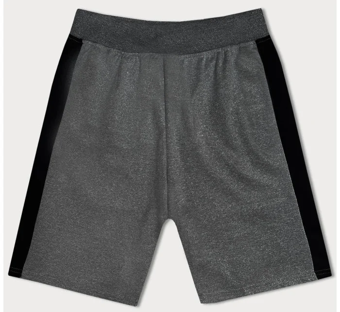 Tmavě šedé pánské sportovní kraťasy (8K281-5) Tmavě šedé pánské sportovní kraťasy (8K281-5)