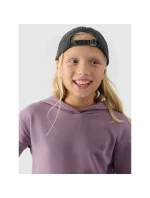 Dívčí nepruhovaná mikina s kapucí 4F Junior 4FJWMM00TSWSF1316-51S Dívčí nepruhovaná mikina s kapucí 4F Junior 4FJWMM00TSWSF1316-51S