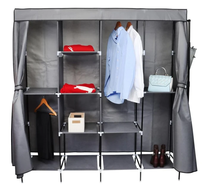 168x45x172CM TEXTILNÍ ZAHRADNICTVÍ Tmavě šedá 45238 168x45x172CM TEXTILNÍ ZAHRADNICTVÍ Tmavě šedá 45238