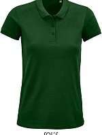 SOL'S Planet Women Dámské piqué polo z bio bavlny 25.3575 bottle green