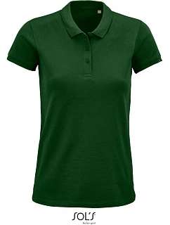 SOL'S Planet Women Dámské piqué polo z bio bavlny 25.3575 bottle green