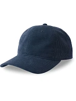 6 panelová manšestrová kšiltovka navy model 22478961 - Atlantis Headwear