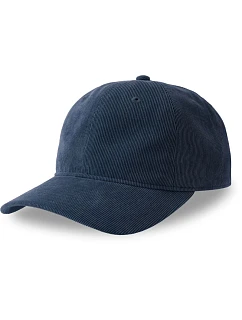 6 panelová manšestrová kšiltovka navy model 22478961 - Atlantis Headwear