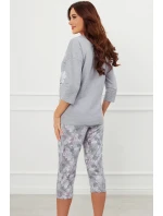 Italská móda Ibena r.3/4 sp.3/4 barva:melange/print