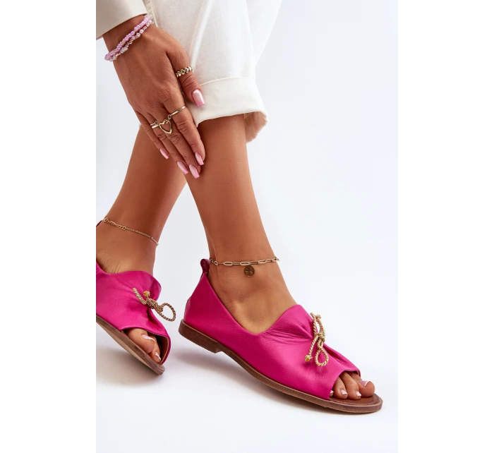 Dámské kožené baleríny model 21652447 - Zazoo