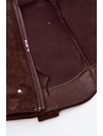 Dámské Kožené  S Dekorací Na Sloupku Čokoládové model 21715056 - Boto