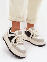 Dámské tenisky na platformě šedé Florinda