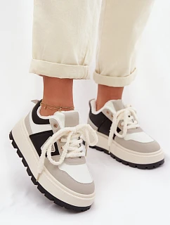 Dámské tenisky na platformě šedé Florinda