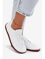 Kožené dámské tenisky Barefoot Zazoo N1243 Bílé