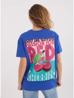 T shirt model 21791129 ciemny niebieski - FPrice T shirt model 21791129 ciemny niebieski - FPrice