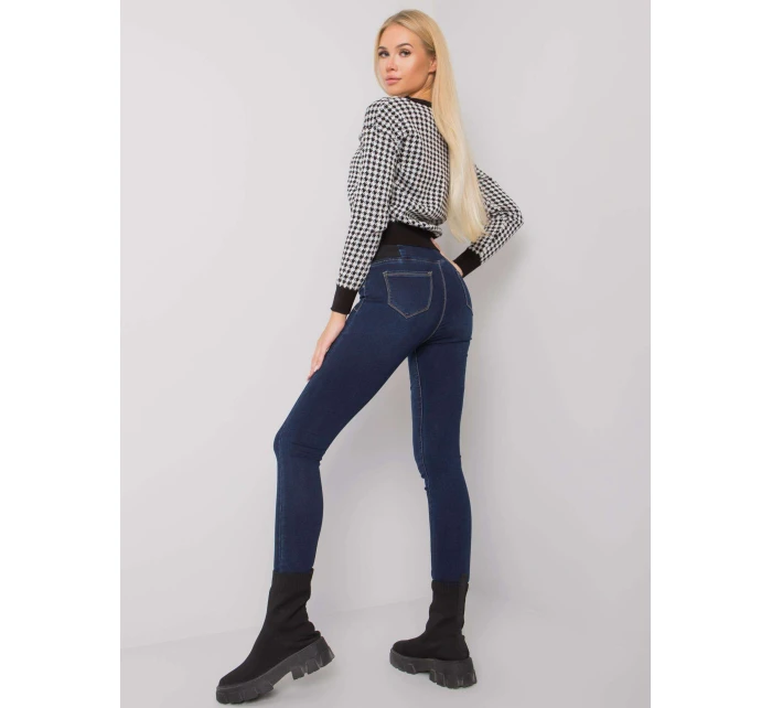 Spodnie NM SP model 21392996 ciemny niebieski - FPrice Spodnie NM SP model 21392996 ciemny niebieski - FPrice