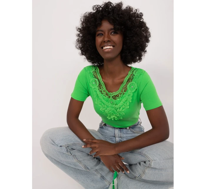 Bluzka PM BZ model 21153753 jasny zielony - FPrice Bluzka PM BZ model 21153753 jasny zielony - FPrice