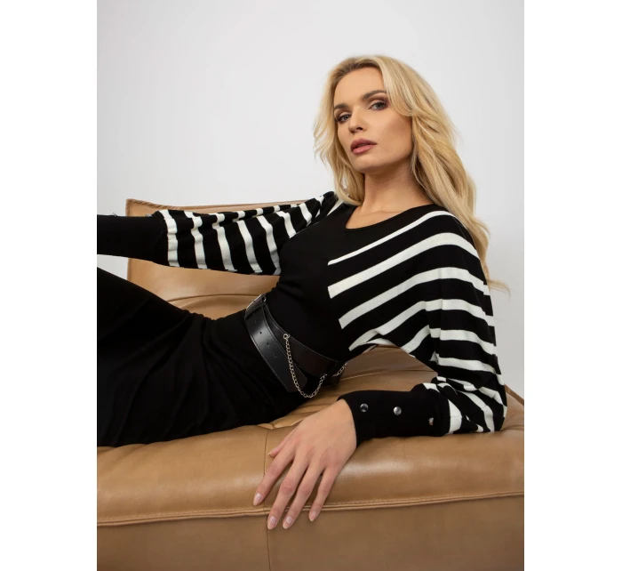 Dámské šaty TW SK BE 1540 černobílé