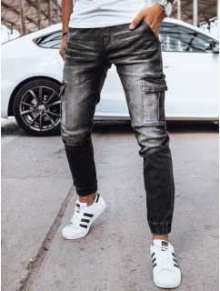 Pánské džínové kalhoty jogger černé Dstreet model 21971209 - FashionStreet