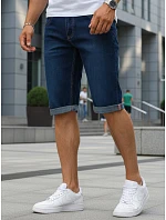 Spodenki jeansowe męskie z granatowe model 22208812 - FashionStreet Spodenki jeansowe męskie z granatowe model 22208812 - FashionStreet