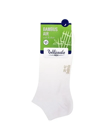 Krátké pánské bambusové ponožky BAMBUS AIR IN-SHOE SOCKS - BELLINDA - bílá Krátké pánské bambusové ponožky BAMBUS AIR IN-SHOE SOCKS - BELLINDA - bílá