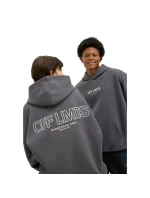 Yourturn unisex mikina s kapucí šedá PO1950124C Yourturn unisex mikina s kapucí šedá PO1950124C