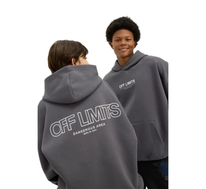 Yourturn unisex mikina s kapucí šedá PO1950124C Yourturn unisex mikina s kapucí šedá PO1950124C