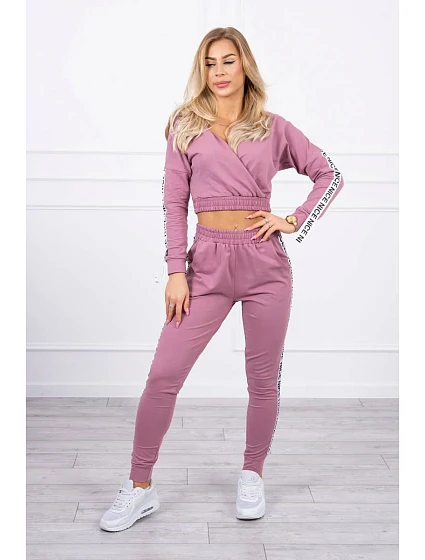 Sada s ozdobnými model 18746084 tmavě růžová - K-Fashion Sada s ozdobnými model 18746084 tmavě růžová - K-Fashion