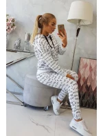 Sada s potiskem bílá