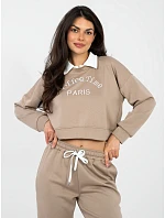 Bluza IT BL model 22067016 ciemny bezowy - FPrice Bluza IT BL model 22067016 ciemny bezowy - FPrice